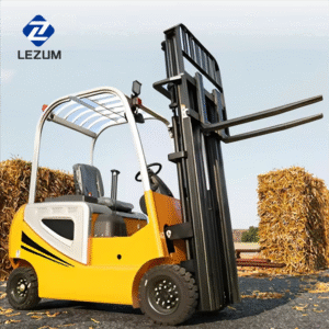 LEZUM China Farm1.5 2 3 Ton 4x4  Mini Electric Forklifts
