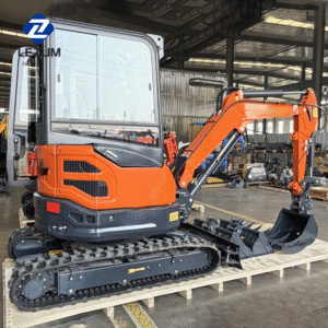 LEZUM DY30 Small Mini Digger Excavator Wtih Closed Cabin